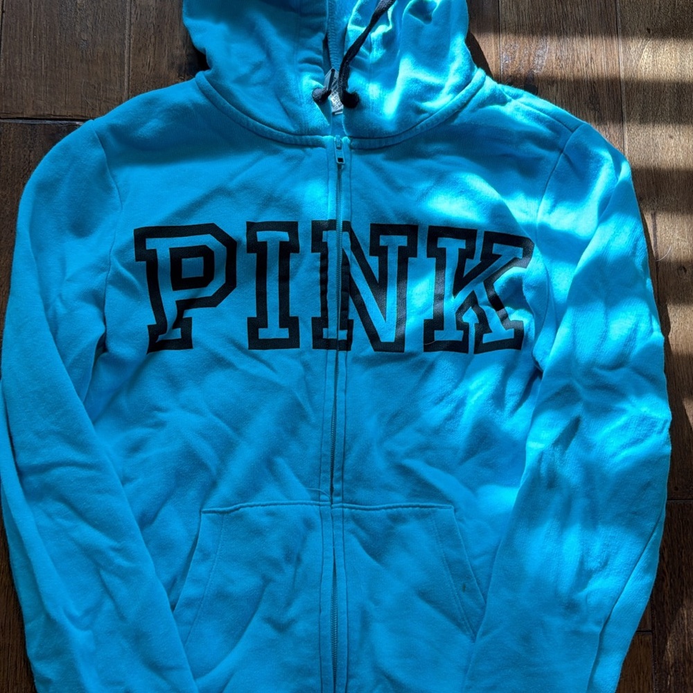 PINK Victoria's Secret Blue Hoodie